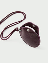 Tutti & Co Serenity AirPod Pouch Lanyard – Burgundy
