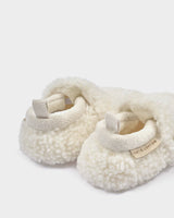 Katie Loxton Borg Baby Shoes – Off White, 0–6 Months
