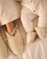 Katie Loxton Borg Baby Shoes – Off White, 0–6 Months