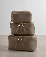 Soho Large Makeup & Wash Bag – Mink