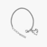 Eternal Heart Pendant Bracelet