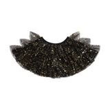 Bob & Blossom Tulle Cape - Black & Gold