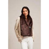 Faux Fur Buckle Scarf – Conker