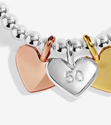 Joma A Little Charmed Moments Happy 50th Birthday Bracelet