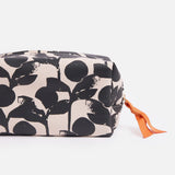 Caroline Gardner Mono Blooms Cosmetic Bag