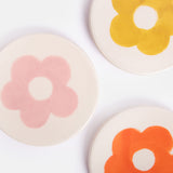 Caroline Gardner Round Floral Coasters - Set 4