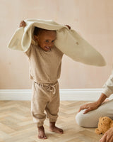 CHALK Fawn Reversible Star Blanket in Cream & Beige