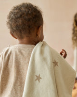 CHALK Fawn Reversible Star Blanket in Cream & Beige