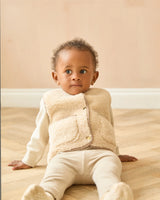 CHALK Be Happy Cashmere Blend Baby Socks in Beige