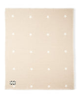 CHALK Fawn Reversible Star Blanket in Cream & Beige
