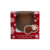 Christmas Hot Chocolate Marshmallow Bombe