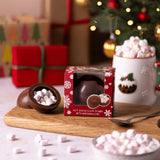 Christmas Hot Chocolate Marshmallow Bombe