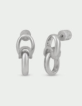 Scope Drop Earrings in Silver
