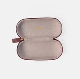 Pink Flower Zip Around Glasses Case