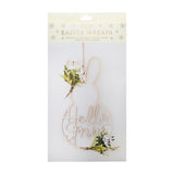 Easter Bunny Wooden Door Wreath