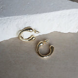 Dew Hoop Earrings - Gold