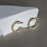 Dew Hoop Earrings - Gold