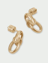 Scope Drop Earrings in Gold