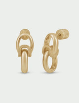 Scope Drop Earrings in Gold