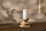 Eluru Mango Wood Hurricane Lantern
