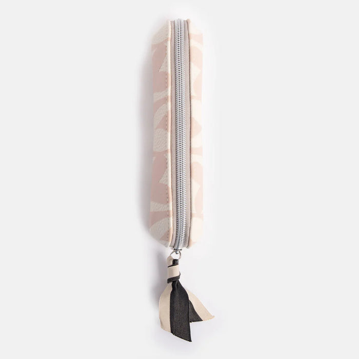 Caroline Gardner Pink Checkmate Hearts Pencil Case