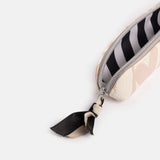Caroline Gardner Pink Checkmate Hearts Pencil Case