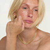 Dewdrop Teardrop Chain Necklace