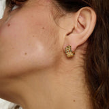 Linear Woven Chain Earrings