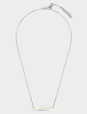 Grace Pearl Necklace in Silver