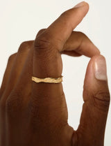 Branch Ring in Gold