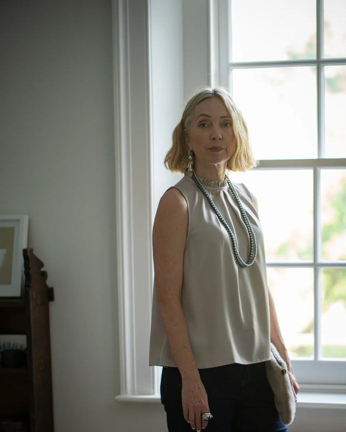CHALK Imogen Top in Glacier