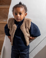 CHALK Baby Doe Gilet in Dormouse