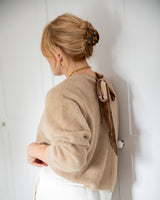 CHALK Chilham Hair Claw in Dark Tortoiseshell