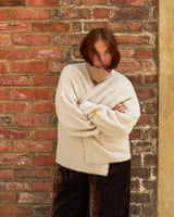 CHALK Grace Cardigan in Oyster