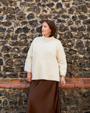 CHALK Vicki Jumper in Fluffy Oyster