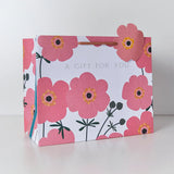 Luxury Pink Cosmos Floral Gift Bag