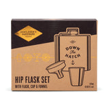 Stainless Steel Hip Flask Set
