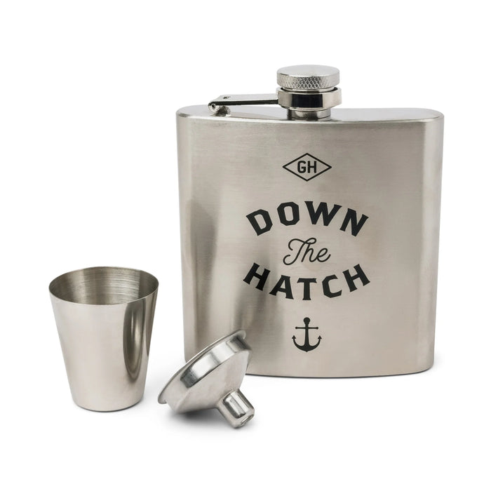 Stainless Steel Hip Flask Set