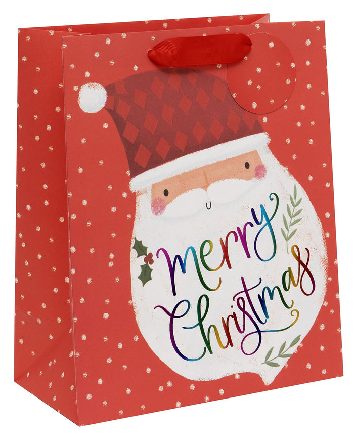 Large Rainbow Santa Gift Bag
