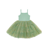 Bob & Blossom Green Sparkle Dress