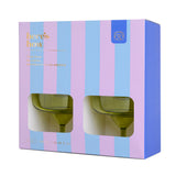 Here's How The Rue Margarita Acrylic Glasses - Set of 4 in Olive