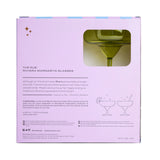 Here's How The Rue Margarita Acrylic Glasses - Set of 4 in Olive