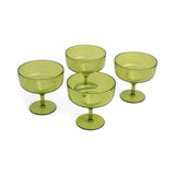 Here's How The Rue Margarita Acrylic Glasses - Set of 4 in Olive