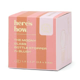 Here's How The Moony Glass Bottle Stopper - Blush