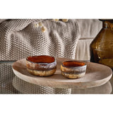 Janka Glass Tealights - Amber (Set of 2)