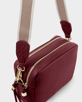 Katie Loxton Lottie Large Crossbody Bag – Cherry