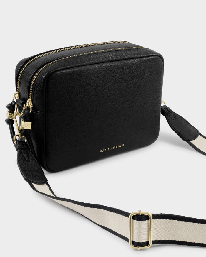 Katie Loxton Lottie Large Crossbody Bag – Black