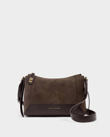 Katie Loxton Charlbury Crossbody Bag – Bitter Chocolate Suedette / Bitter Chocolate