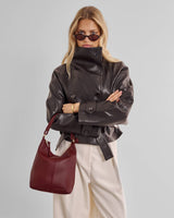 Katie Loxton Hallie Satchel Bag – Cherry