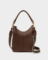 Katie Loxton Hallie Satchel Bag – Dark Chocolate